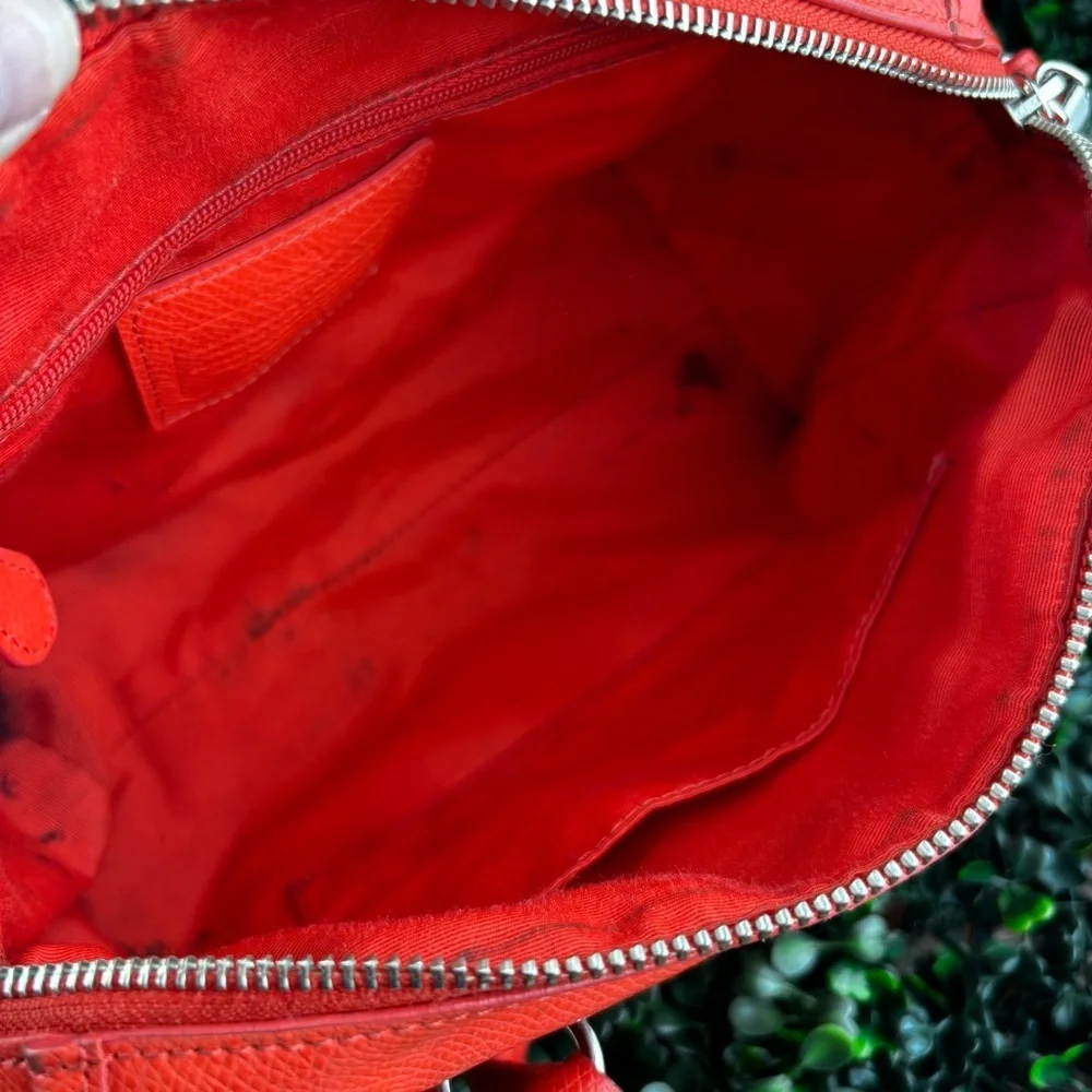 COACH MINI BENNETT SATCHEL FEATURING ORANGE PEBBLES LEATHER
